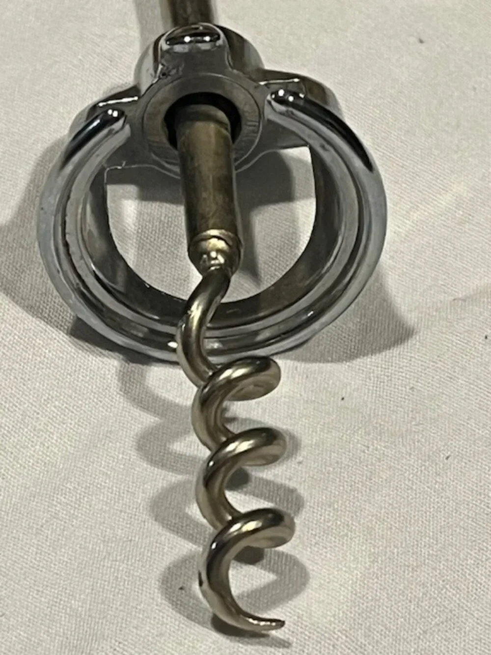 Bell Spiral Corkscrew Wood Handle Wine Cork Bottle Opener 3.5